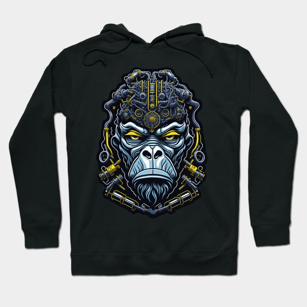 Techno Apes S03 D74 Hoodie by Houerd